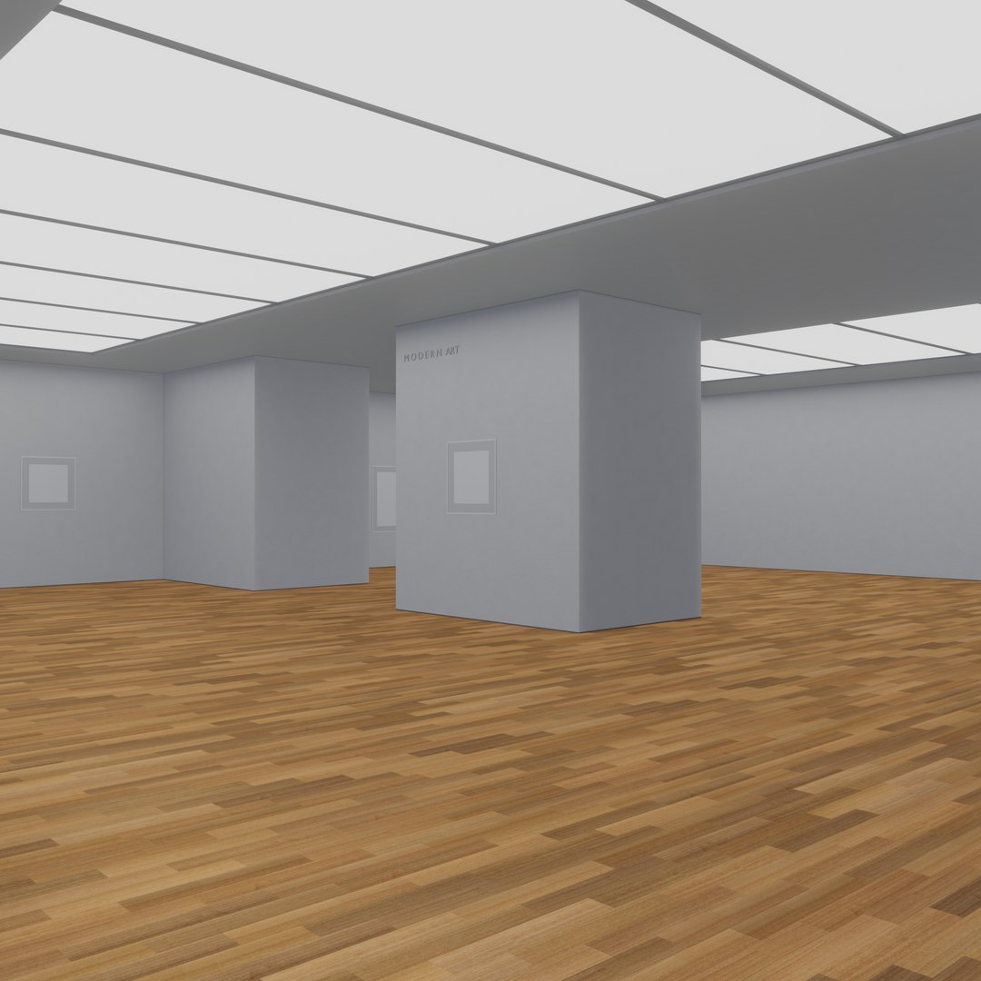 ART GALLERY Museum Interior Model - TurboSquid 2195598