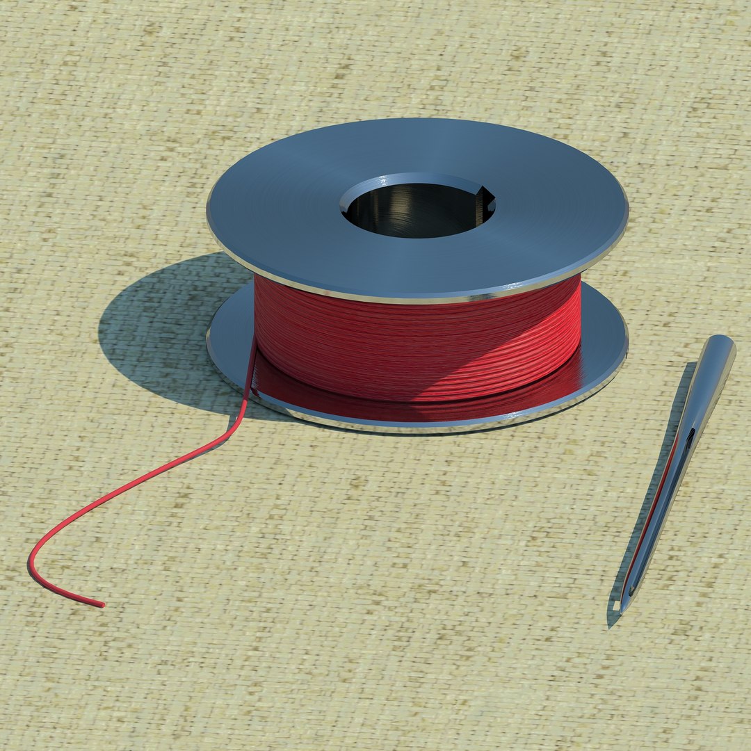 3D Needle Thread Sewing Model - TurboSquid 1537231