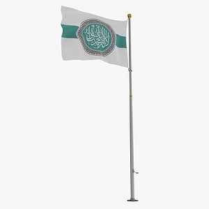 Pole Flag HTS - Tahrir al-Sham