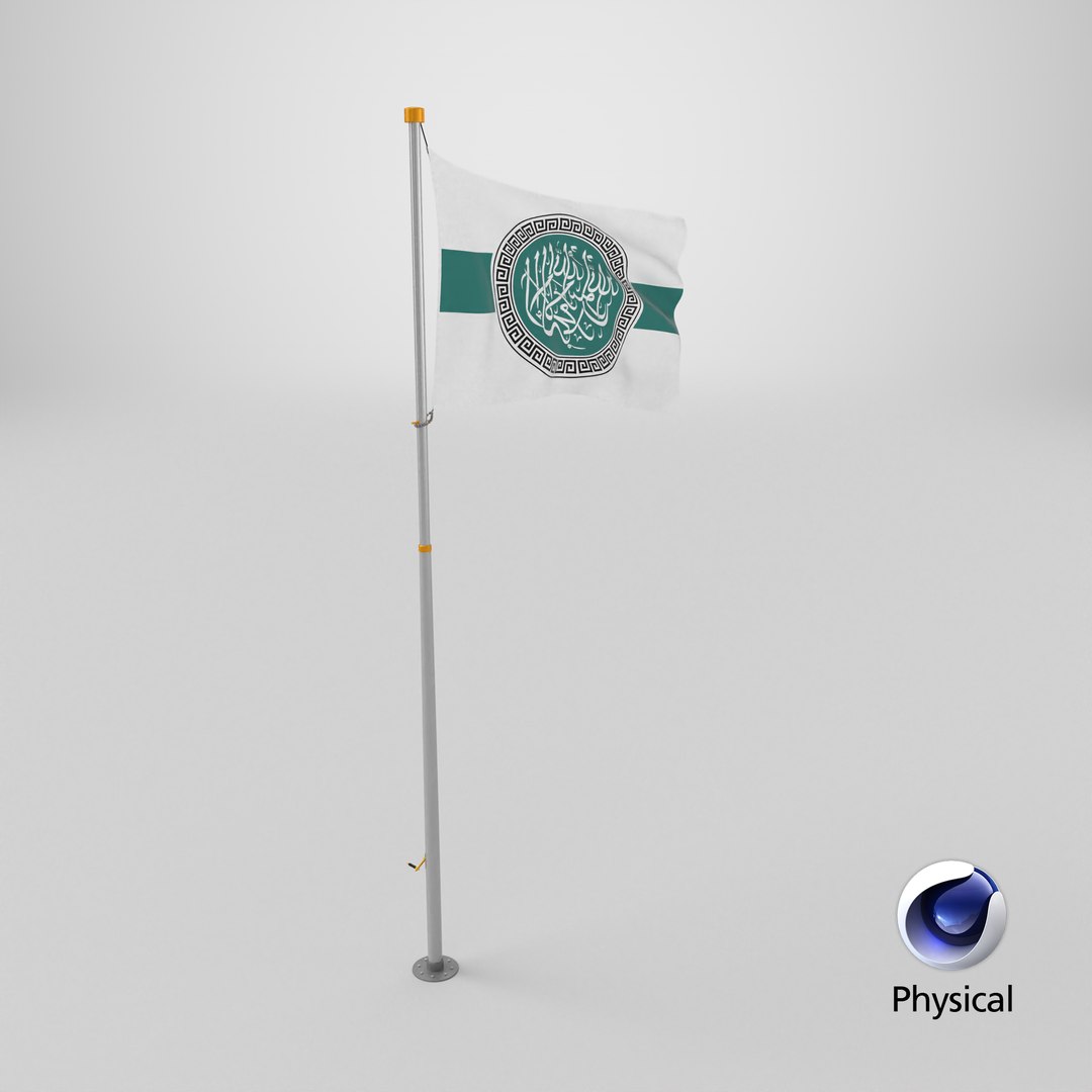 3D Pole Flag HTS - Tahrir al-Sham model https://p.turbosquid.com/ts-thumb/Zv/Yk6zF1/RO/stemcell_cinema_4d_physical_render/png/1733767061/1920x1080/fit_q87/9c8405c3681f0db060f984115b3eb82e331e9c38/stemcell_cinema_4d_physical_render.jpg