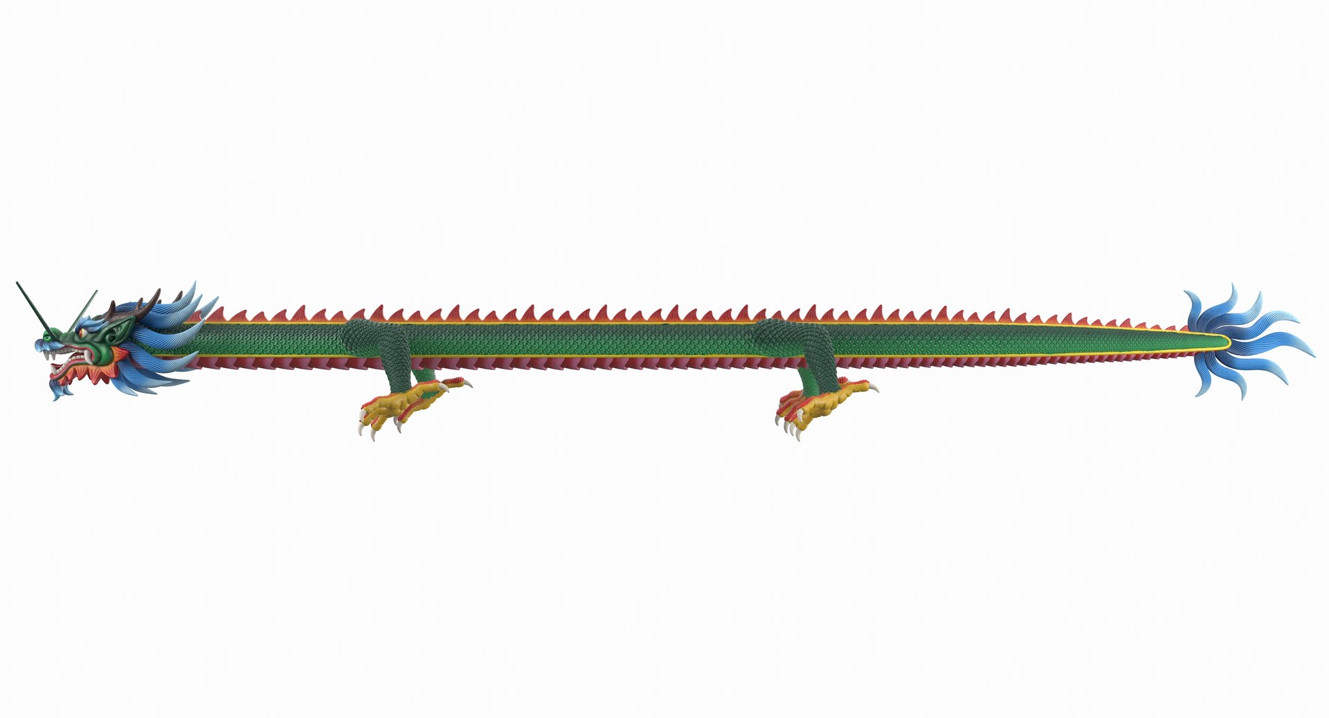 3D Chinese Dragon Rig Clr Model - TurboSquid 1408071