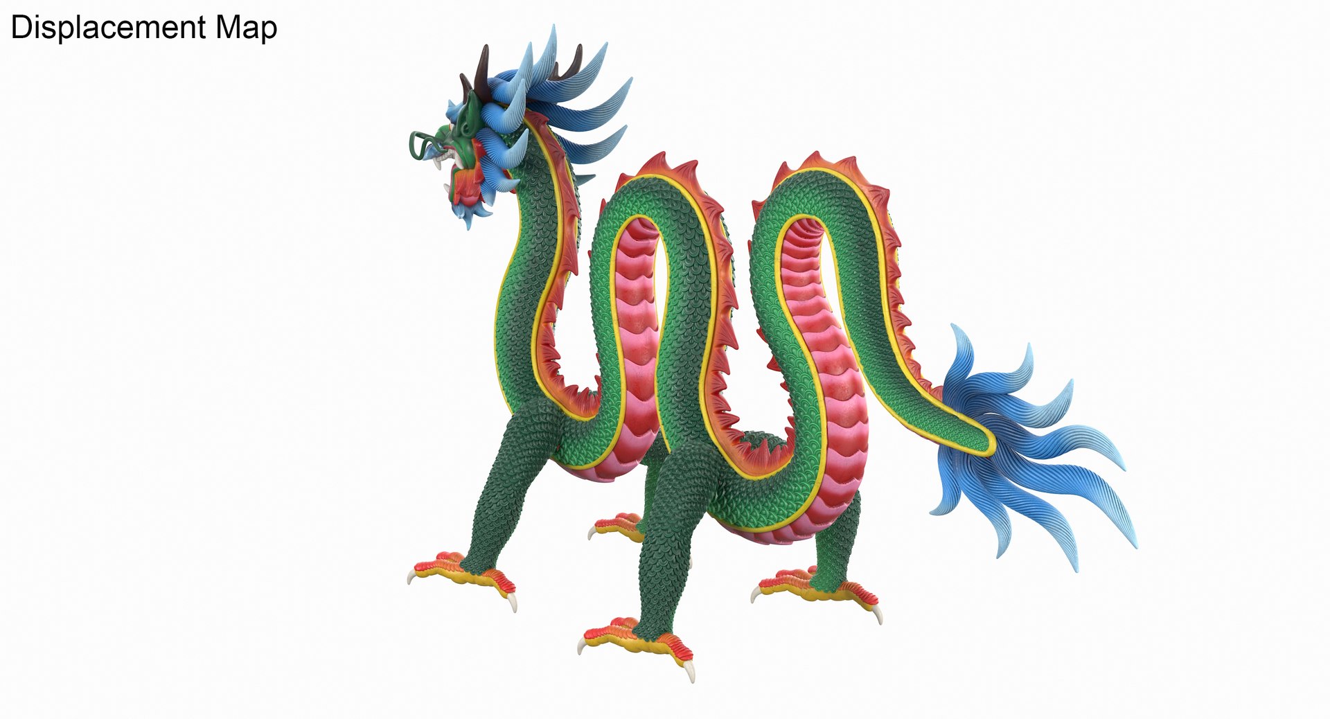 3D chinese dragon rig clr model - TurboSquid 1408071