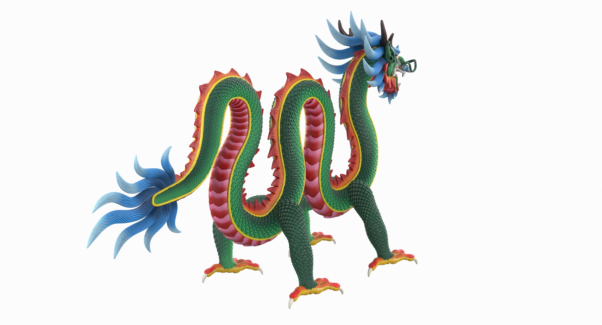 3D chinese dragon rig clr model - TurboSquid 1408071