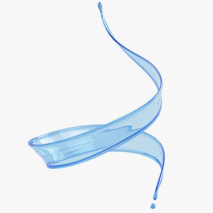 Elegant Curved Splash 01