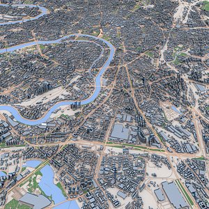 Moscow City Russia 3D model