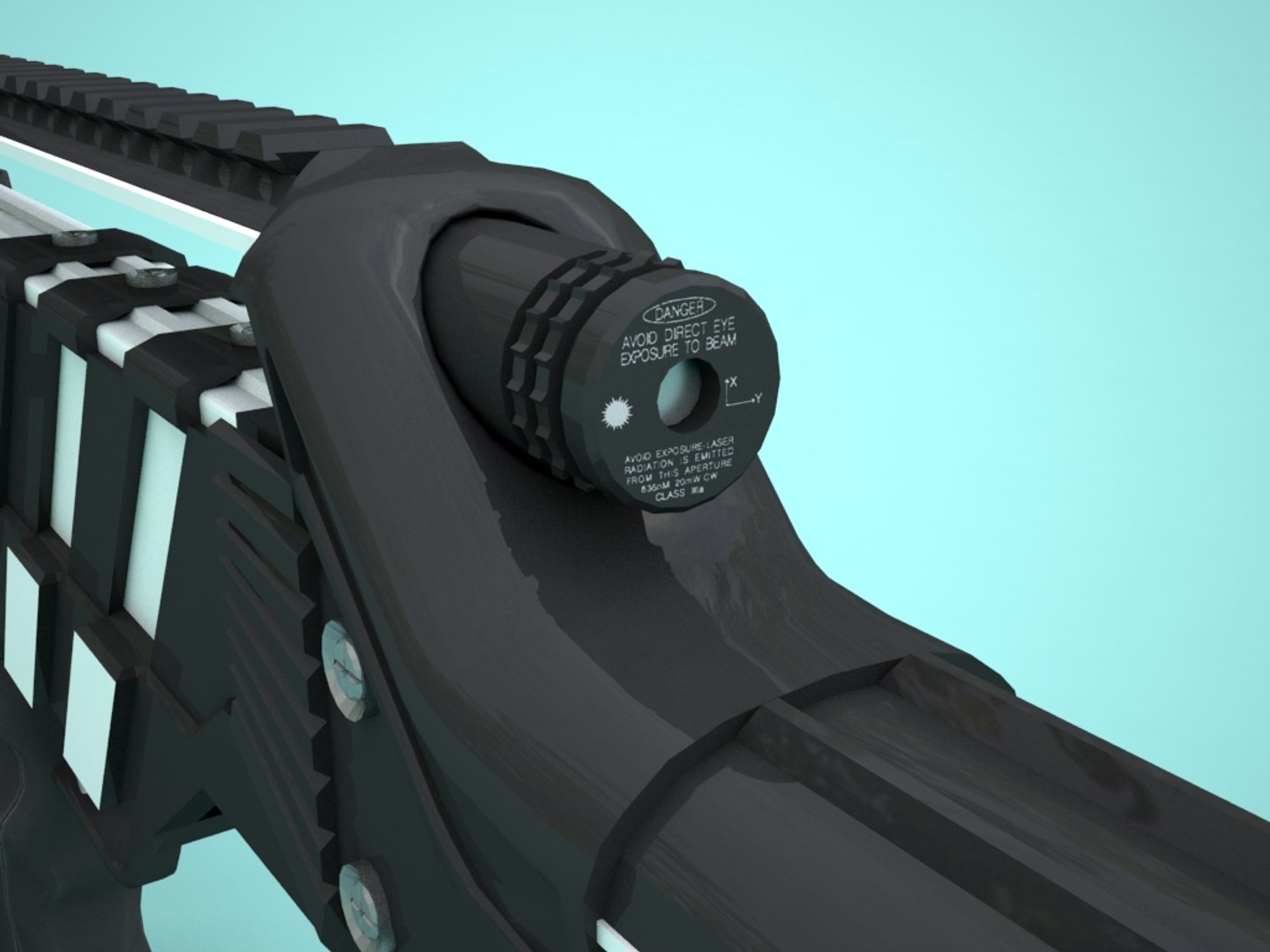 3d Model Rifle Vector X1
