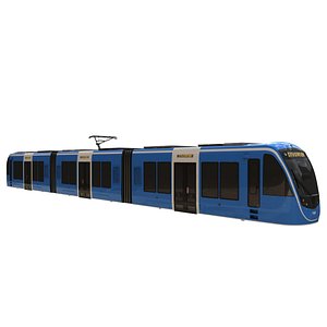 3D tram city model
