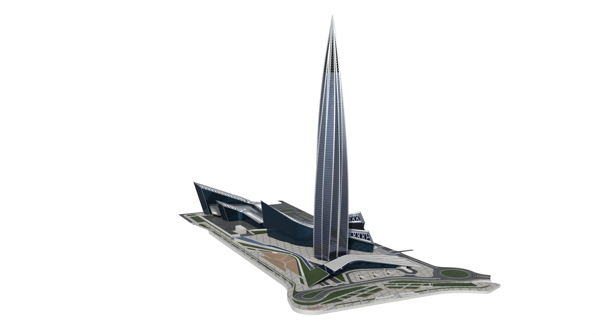 3D Lakhta Center Model - TurboSquid 2167795