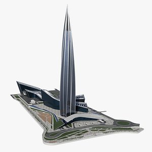 3D Lakhta Center model