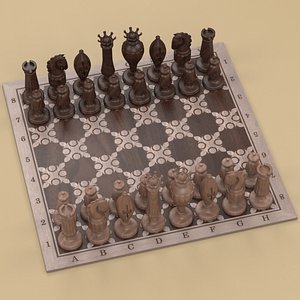 Chess set vintage