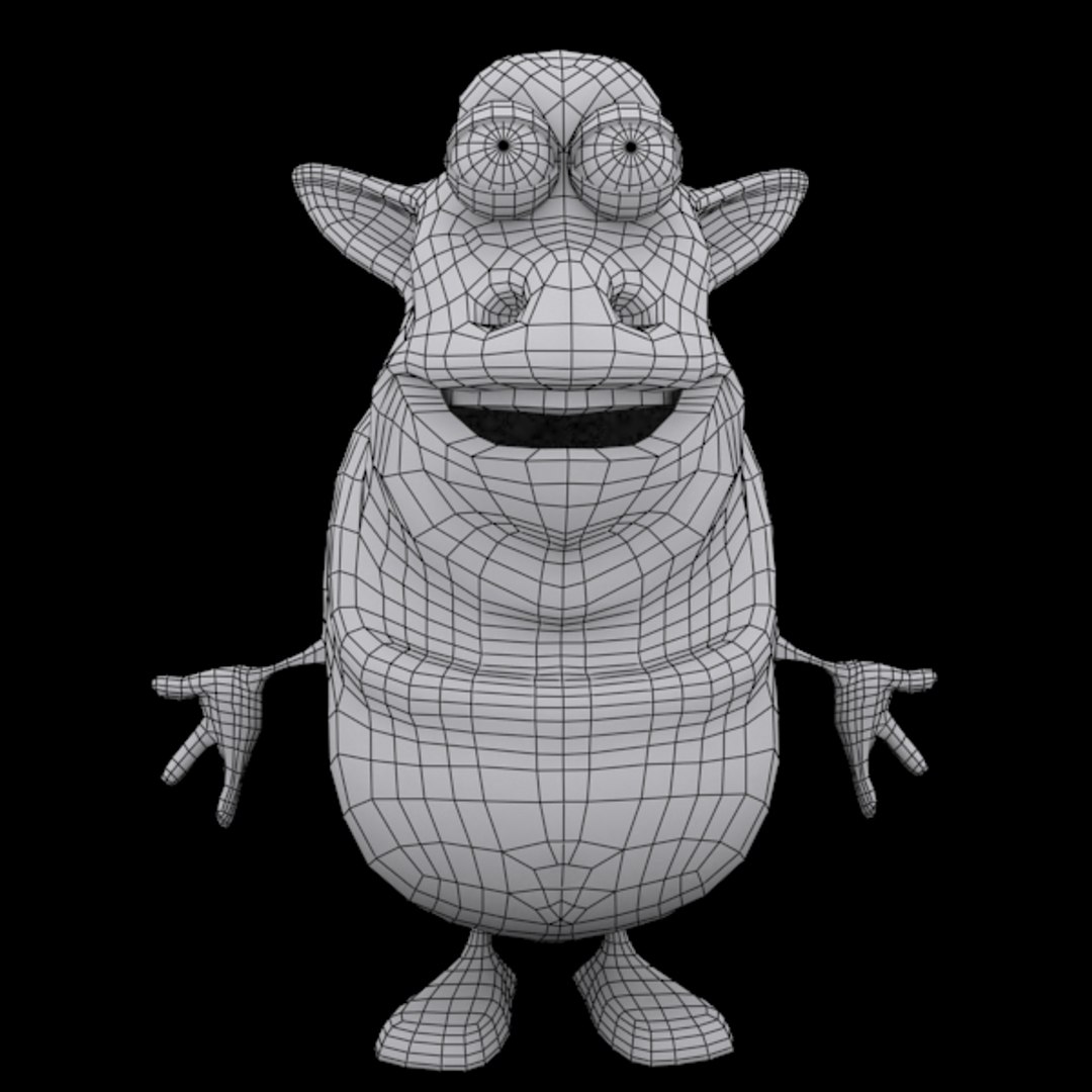 Cartoon Monster 3d Model - Turbosquid 1427039