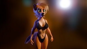 Ash Anthro Fox 3D model
