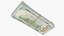 dollars bills banknotes 3D