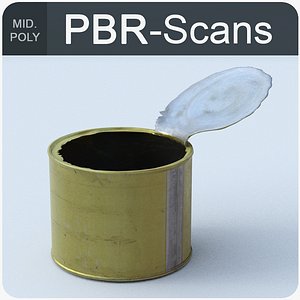 97 canned 3D model