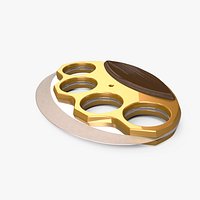 Brass Knuckles with Blade