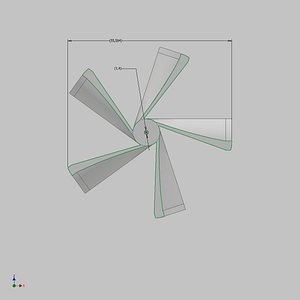 impeller blades air 3D model