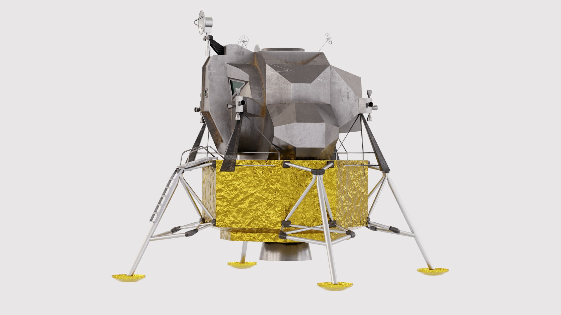 Apollo 13 Aquarius Lunar Module 3D Model - TurboSquid 2317382