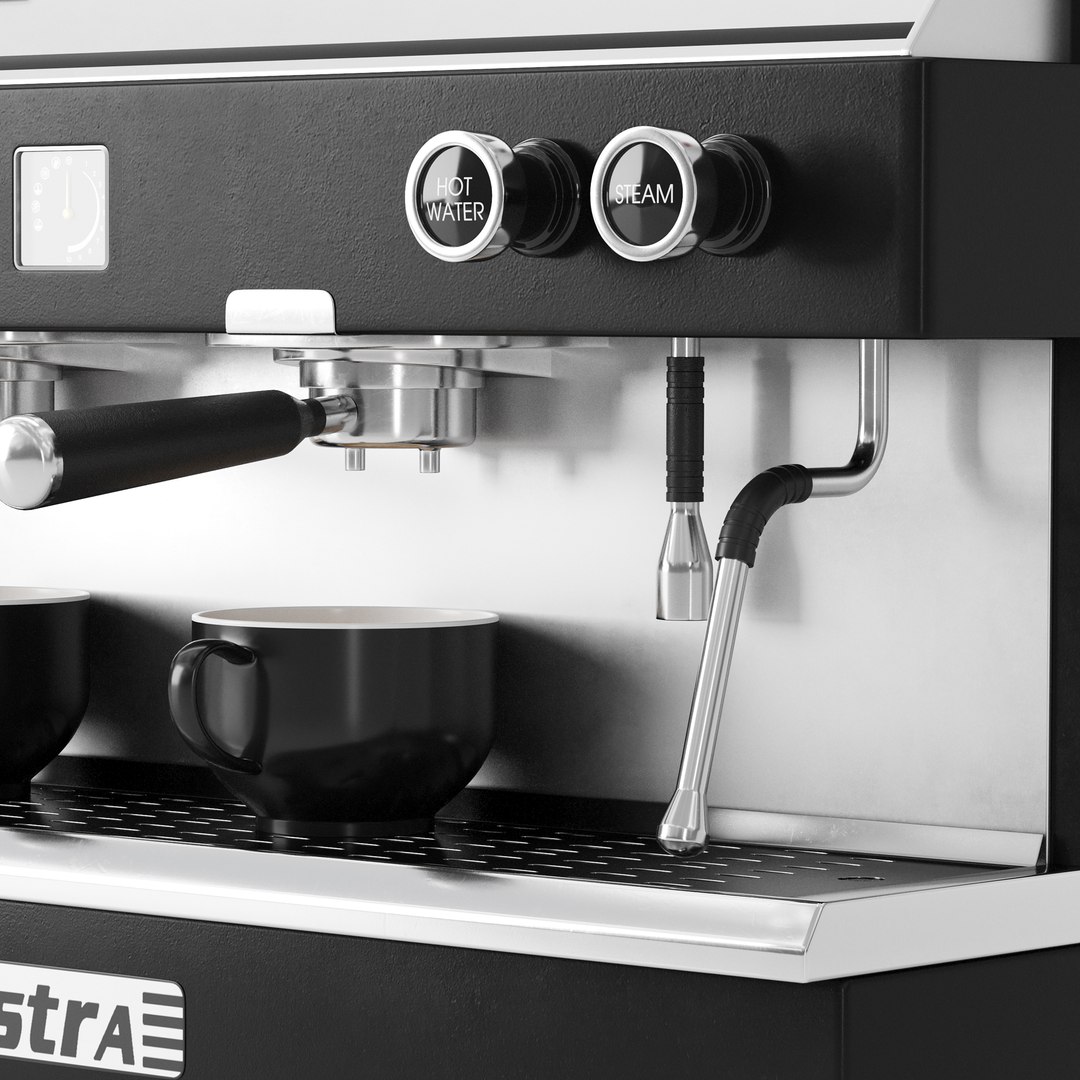 ASTRA Espresso Machine 3D TurboSquid 2005862