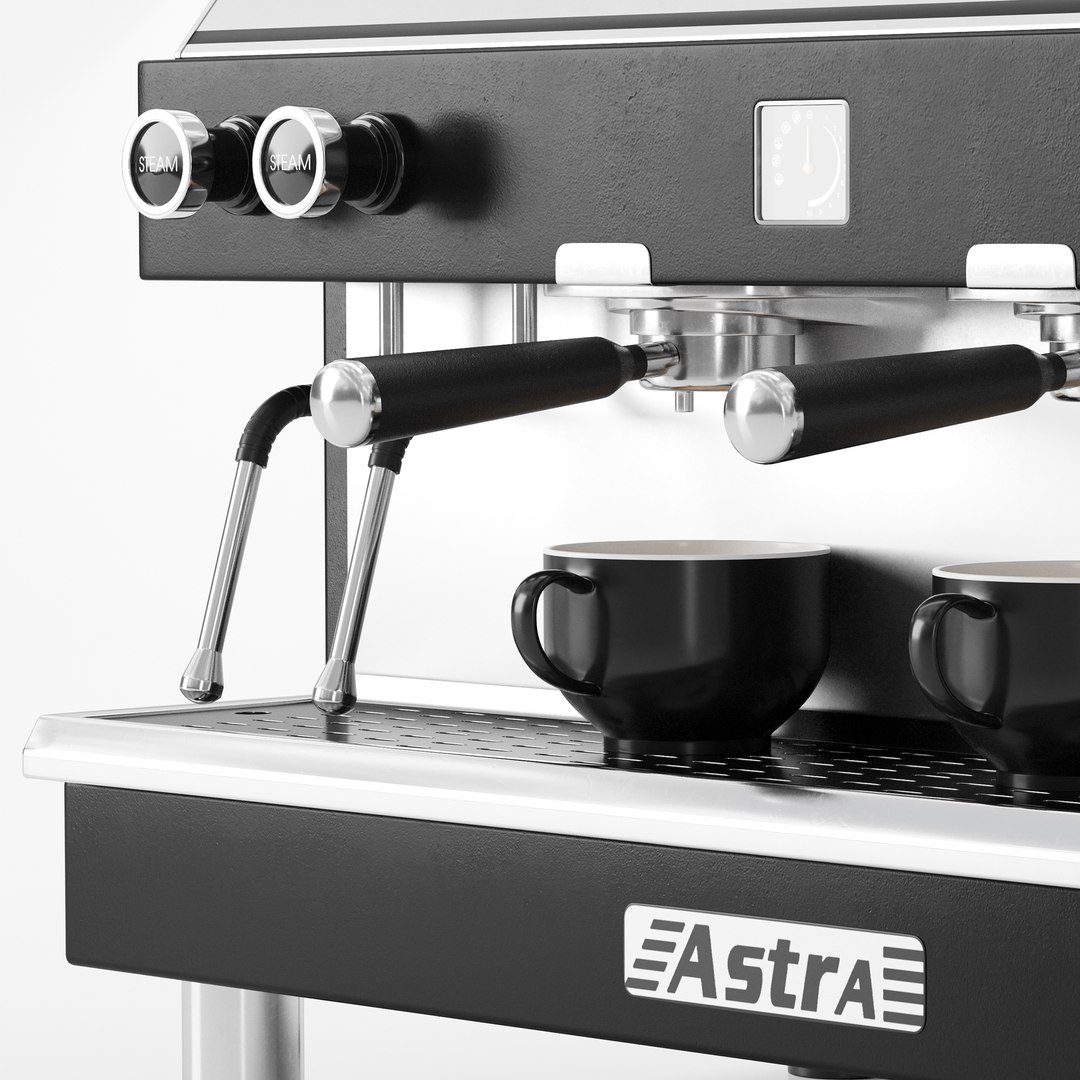 ASTRA Espresso Machine 3D TurboSquid 2005862