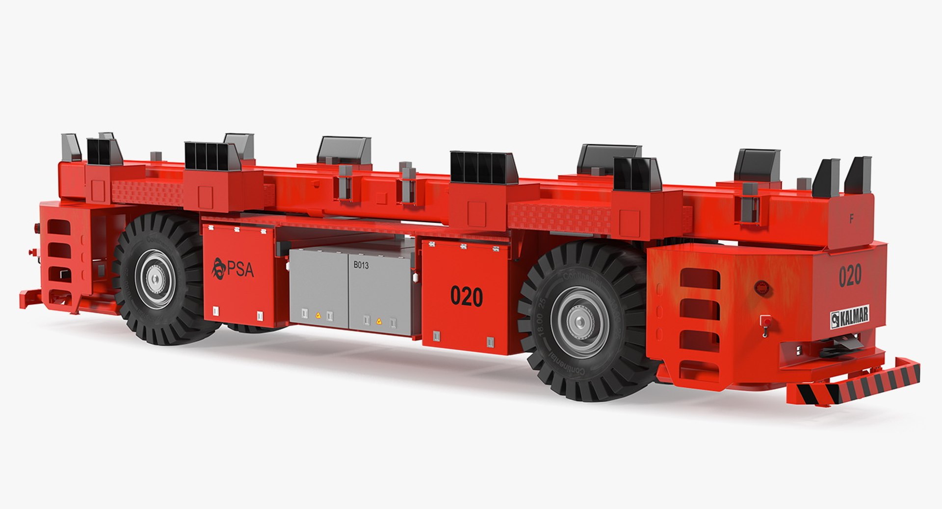 Kalmar AGV Dirty 3D Model 3D model preview