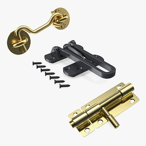 Latches Collection 3D model
