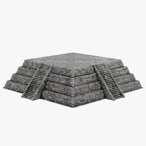 Mayan Pyramid 04 3D model