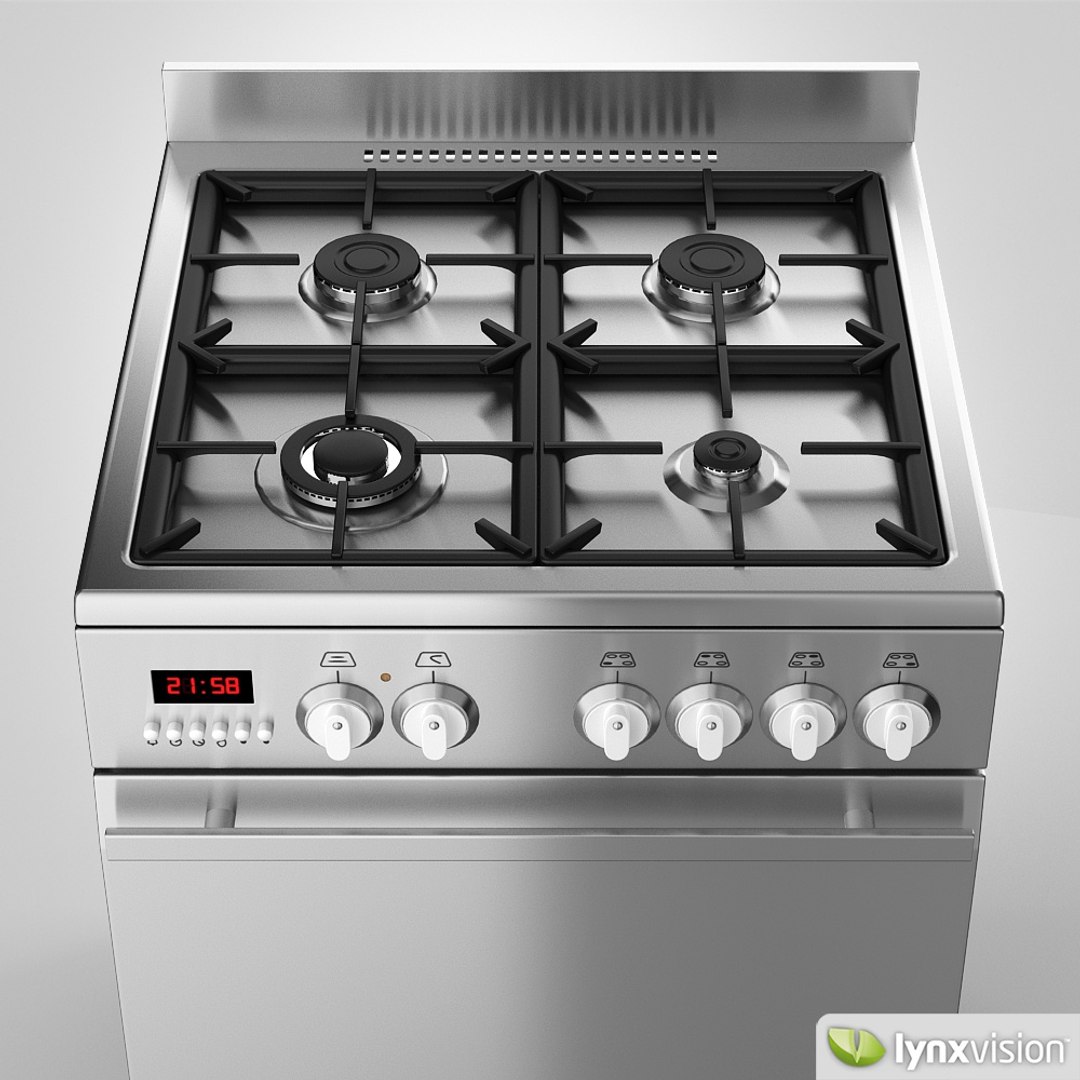 euromaid gas stove 3d model