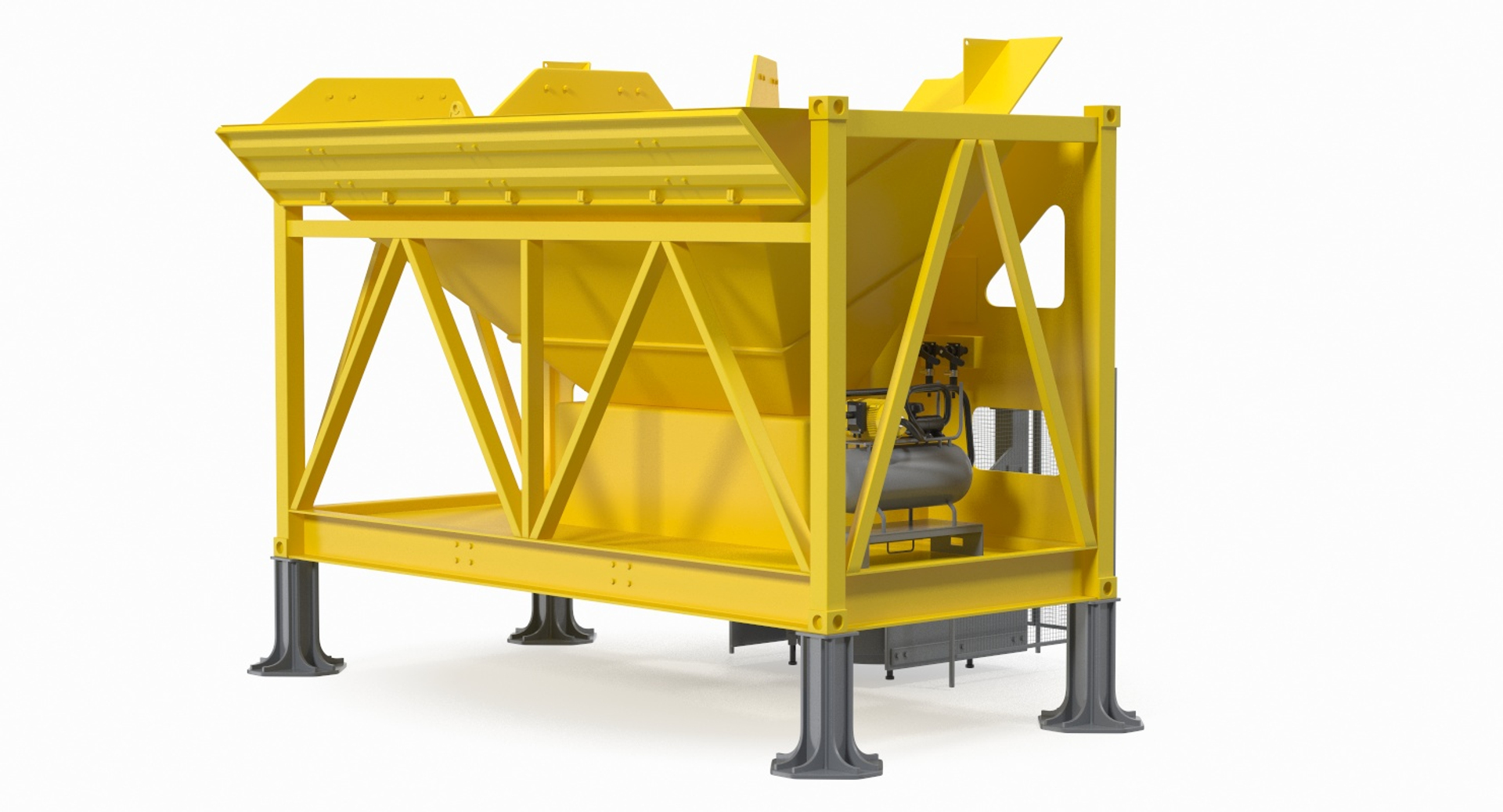Industrial Sorting Machine Model - TurboSquid 1407052