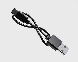 USB cable 3D model