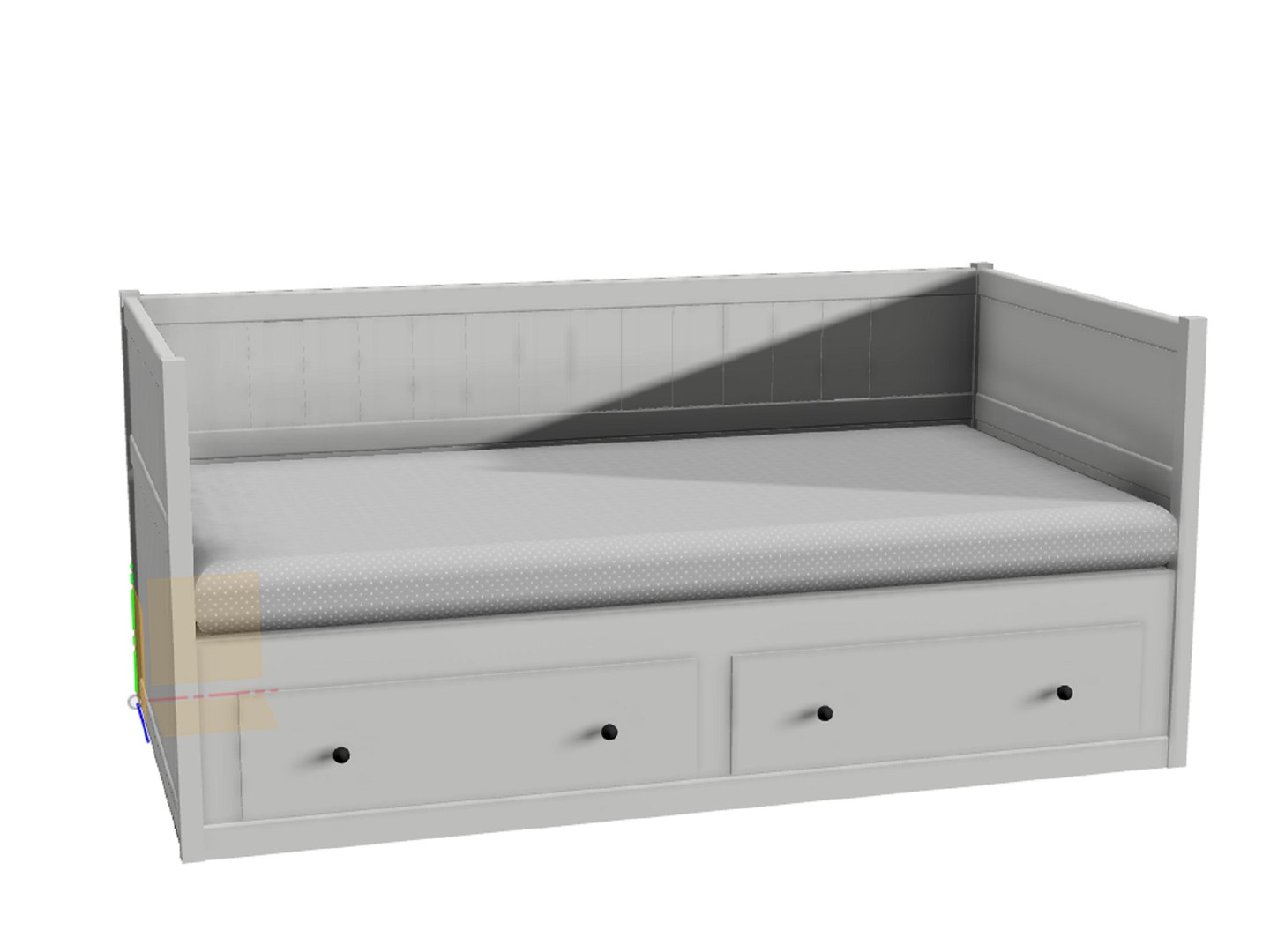 3D IKEA Hemnes Daybed Model TurboSquid 2089249   Ikeahemnesdaybed4 