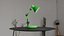 Lampe de bureau verte