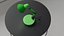 Lampe de bureau verte