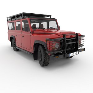 3D model Land Rover Defender 110