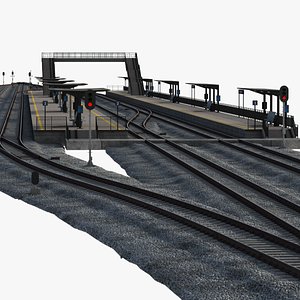 railway constructor station rail model