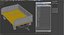 Airport Luggage Trolley 3D模型