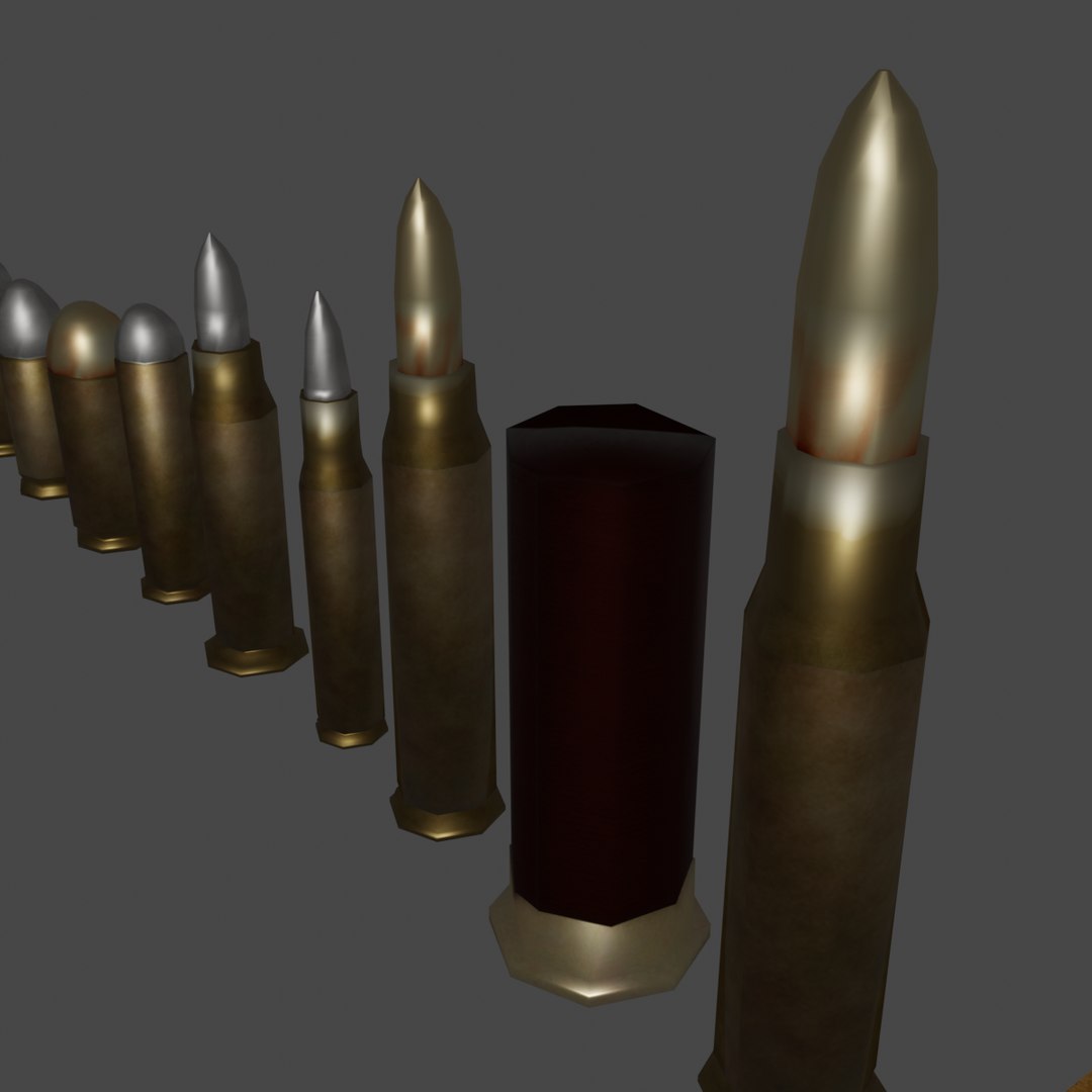 Ammo Bullets 3D - TurboSquid 1598848