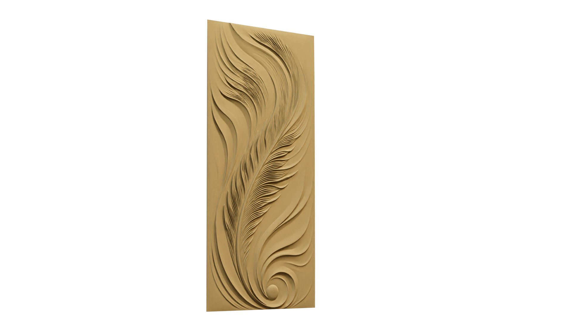 Modern Feather Wall Panel Decor Bas Relief Mural STL CNC 56 3D model https://p.turbosquid.com/ts-thumb/Zw/ioaxHY/5O/a2/png/1787779074/1920x1080/fit_q87/ce322b7f866cacea8a07db3ccf9476c867dc5f55/a2.jpg