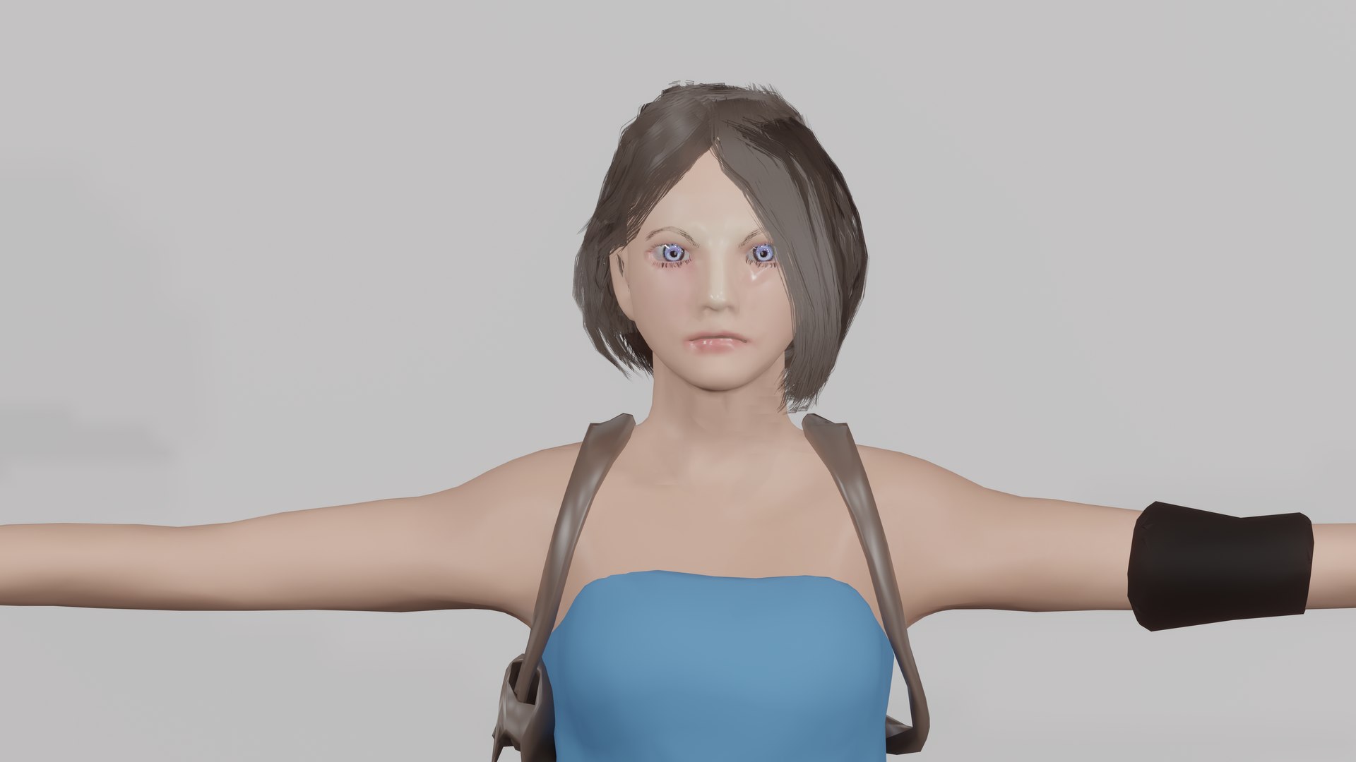 Jill Valentine - Resident Evil 3D model 3D printable