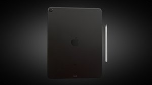 3D iPad Pro 2018 by Apple model