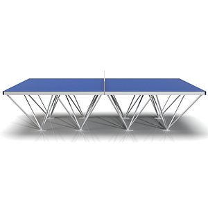 Brooklyn Bridge Table Tennis 3D model