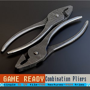 3D Combination Pliers