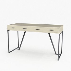 3D Desk Ivory(1) model