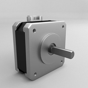 3D model stepper nema 17 18ncm