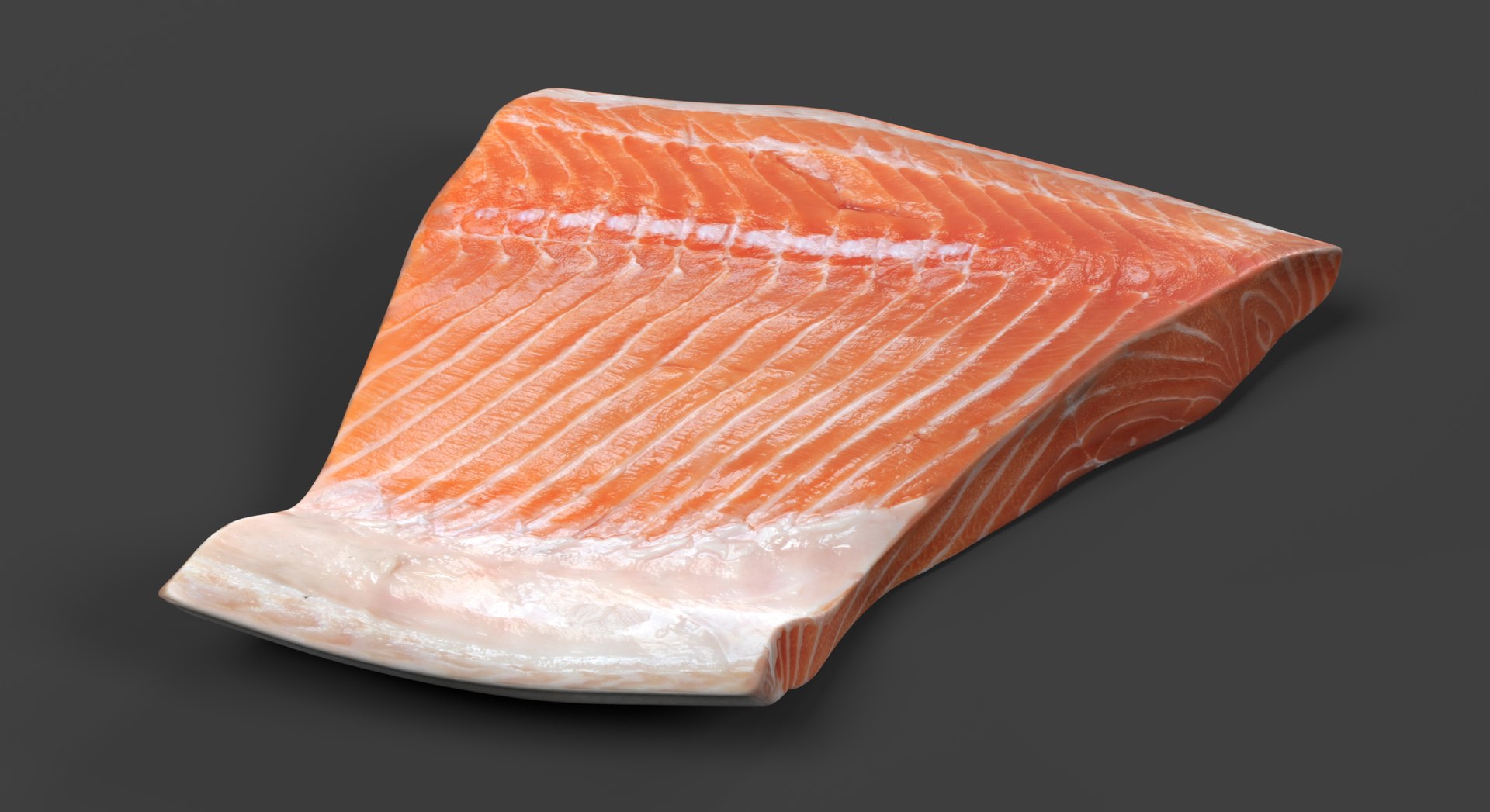 3D model salmon fillet https://p.turbosquid.com/ts-thumb/Zx/138zy8/xt14SNCK/salmonfillete/png/1498475848/1920x1080/fit_q87/639da48c2dfb2603fd97e07d1caf05f3ff9798b9/salmonfillete.jpg