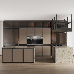 3D kitchen 044 model