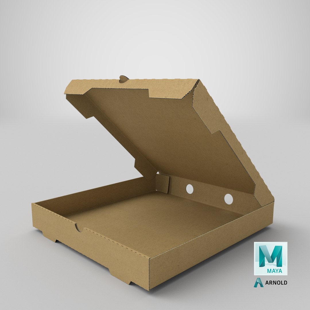 3D model open pizza box - TurboSquid 1398843