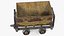 3D mining cart rusted