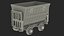 3D mining cart rusted