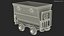 3D mining cart rusted