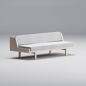 Getama  GE 258 Sofa Bed By Hans Wegner 3D model